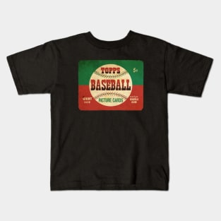 VINTAGE BASEBALL - bubble gum Kids T-Shirt